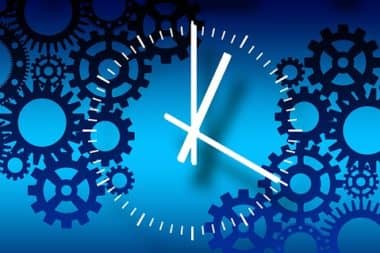 clock and cogs graphic