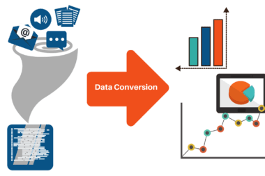 data conversion conceptual graphic