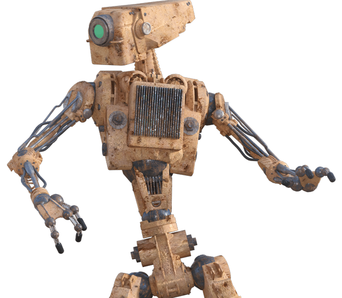BASELoad robot mascot dancing
